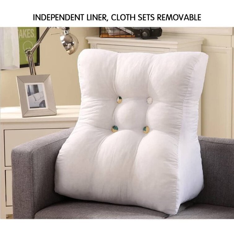 Contour back wedge outlet pillow